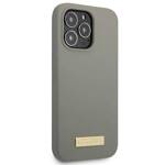 GUESS GUHMP13LSPLG IPHONE 13 PRO / 13 6.1 "GRAY / GRAY HARD CASE SILICONE PLATE MAGSAFE LOGO