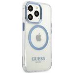 GUESS GUHMP13XHTRMB IPHONE 13 PRO MAX 6.7 "BLUE/BLUE HARD CASE METAL OUTLINE MAGSAFE