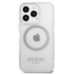 GUESS GUHMP13XHTRMS IPHONE 13 PRO MAX 6.7 "SILVER/SILVER HARD CASE METAL OUTLINE MAGSAFE