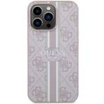 GUESS GUHMP13XP4RPSPP IPHONE 13 PRO MAX 6.7 "PINK/PINK HARDCASE 4G PRINTED STRIPES MAGSAFE