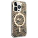 GUESS GUHMP14LH444 IPHONE 14 PRO 6.1 "BROWN/BROWN HARDCASE 4G MAGSAFE