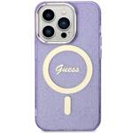 GUESS GUHMP14LHCGUG IPHONE 14 PRO 6.1 "PURPLE/PURPLE HARDCASE GLITTER GOLD MAGSAFE