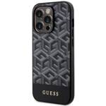 GUESS GUHMP14LHGCFSEK IPHONE 14 PRO 6.1 "BLACK/BLACK HARDCASE GCUBE STRIPES MAGSAFE