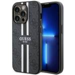 GUESS GUHMP14LP4RPSK IPHONE 14 PRO 6.1 "BLACK/BLACK HARDCASE 4G PRINTED STRIPE MIGSAFE