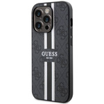 GUESS GUHMP14LP4RPSK IPHONE 14 PRO 6.1 "BLACK/BLACK HARDCASE 4G PRINTED STRIPE MIGSAFE