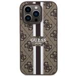 GUESS GUHMP14LP4RPSW IPHONE 14 PRO 6.1 "BROWN/BROWN HARDCASE 4G PRINTED STRIPE MIGSAFE