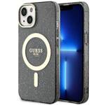 GUESS GUHMP14MHCGK IPHONE 14 PLUS / 15 PLUS 6.7 "BLACK / BLACK HARDCASE GLITTER GOLD MAGSAFE