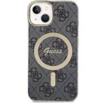 GUESS GUHMP14SH4STK IPHONE 14/15/13 6.1 "BLACK / BLACK HARDCASE 4G MAGSAFE