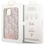 GUESS GUHMP14SHGCFSEP IPHONE 14/15/13 6.1 "PINK / PINK HARD CASE GCUBE STRIPES MAGSAFE