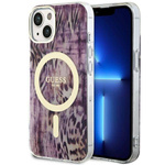 GUESS GUHMP14SHSHLEOPWP IPHONE 14/15/13 6.1 "PINK / PINK HARDCASE LEOPARD MAGSAFE