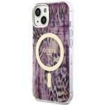 GUESS GUHMP14SHSHLEOPWP IPHONE 14/15/13 6.1 "PINK / PINK HARDCASE LEOPARD MAGSAFE