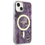 GUESS GUHMP14SHSHLEOPWP IPHONE 14/15/13 6.1 "PINK / PINK HARDCASE LEOPARD MAGSAFE