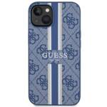 GUESS GUHMP14SP4RPSB IPHONE 14/15/13 6.1 "BLUE / BLUE HARDCASE 4G PRINTED STRIPES MAGSAFE