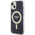 GUESS GUHMP14SPCUMAK IPHONE 14/15/13 6.1 "BLACK / BLACK HARDCASE MARBLE MAGSAFE