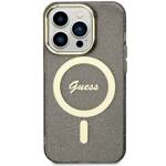 GUESS GUHMP14XHCCGK IPHONE 14 PRO MAX 6.7 "BLACK/BLACK HARDCASE GLITTER GOLD MAGSAFE