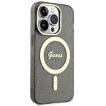 GUESS GUHMP14XHCCGK IPHONE 14 PRO MAX 6.7 "BLACK/BLACK HARDCASE GLITTER GOLD MAGSAFE