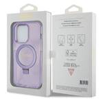 GUESS GUHMP14XHRSGU IPHONE 14 PRO MAX 6.7 "PURPLE/PURPLE HARDCASE RING STAND SCRIPT GLITTER MAGSAFE