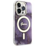 GUESS GUHMP14XHTMRU IPHONE 14 PRO MAX 6.7 "PURPLE/PURPLE HARDCASE GOLDEN MARBLE MAGSAFE