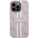 GUESS GUHMP14XP4RPSPP IPHONE 14 PRO MAX 6.7 "PINK/PINK HARDCASE 4G PRINTED STRIPES MAGSAFE