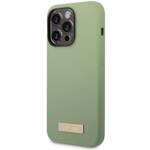 GUESS GUHMP14XSBPLA IPHONE 14 PRO MAX 6.7 "GREEN/KHAKI HARD CASE SILICONE LOGO MAGSAFE