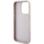 GUESS GUHMP15LG4GFRP IPHONE 15 PRO 6.1 "PINK/PINK HARDCASE 4G COLLECTION LEATHER METAL LOGO MAGSAFE