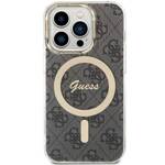 GUESS GUHMP15LH4STK IPHONE 15 PRO 6.1 "BLACK/BLACK HARDCASE IML 4G MAGSAFE