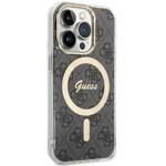 GUESS GUHMP15LH4STK IPHONE 15 PRO 6.1 "BLACK/BLACK HARDCASE IML 4G MAGSAFE