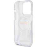 GUESS GUHMP15LHRSGSD IPHONE 15 PRO 6.1 "TRANSPARENT/TRANSPARENT HARDCASE RING STAND SCRIPT GLITTER MAGSAFE