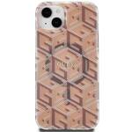 GUESS GUHMP15MHGCUSTGW IPHONE 15 PLUS / 14 PLUS 6.7 "BROWN / BROWN HARDCASE IML GCUBE MAGSAFE