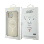 GUESS GUHMP15MPSAHMCB IPHONE 15 PLUS / 14 PLUS 6.7 "ZLOTY / GOLD HARDCASE SAFFIANO MAGSAFE