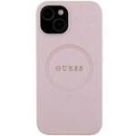 GUESS GUHMP15MPSAHMCP IPHONE 15 PLUS / 14 PLUS 6.7 "PINK / PINK HARDCASE SAFFIANO MAGSAFE