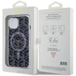 GUESS GUHMP15SHGCUSTGK IPHONE 15/14/13 6.1 "BLACK / BLACK HARDCASE IML GCUBE MAGSAFE