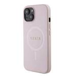 GUESS GUHMP15SPSAHMCP IPHONE 15/14/13 6.1 "PINK / PINK HARDCASE SAFFIANO MAGSAFE