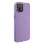 GUESS GUHMP15SPSAHMCU IPHONE 15/14/13 6.1 "PURPLE / PURPLE HARDCASE SAFFIANO MAGSAFE