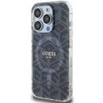 GUESS GUHMP15XHGCUSTGK IPHONE 15 PRO MAX 6.7 "BLACK/BLACK HARDCASE IML GCUBE MAGSAFE