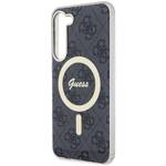 GUESS GUHMS23MH4STK S23+ S916 BLACK/BLACK HARDCASE 4G MAGSAFE