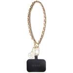 GUESS GUOUCHSAMC4P UNIVERSAL HAND STAP PINK/PINK SAFFIANO CHAIN 4G CHARM