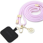 GUESS GUOUCNMG4EU UNIVERSAL CBDY CORD LILA STRAP/LILA NYLON 4G METAL CHARM