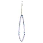 GUESS GUSTPEARU PHONE STRAP LILAK/LILAC HEISHI BEADS