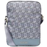 GUESS GUTB10HGCFSEB 10 "BLUE/BLUE GCUBE STRIPE TABLET BAG