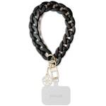 GUESS GUUCBMC4MK UNIVERSAL BIG HAND STRAP CZARNY/BLACK ACRYLIC 4G CHARM