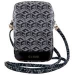 GUESS HANDBAG GUWBZPGCSPGK BLACK/BLACK ZIP GCUBE BOTTOM STRIPE