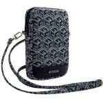 GUESS HANDBAG GUWBZPGCSPGK BLACK/BLACK ZIP GCUBE BOTTOM STRIPE