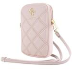 GUESS HANDBAG GUWBZPSQSSGP PINK/PINK ZIP QUILTED 4G