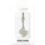 GUESS PENDANT GUCPM4GID PHONE STRAP 4G GLITTER CHARM