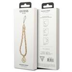 GUESS PENDANT GUSAS4P PHONE PINK PINK/PINK CHAIN METAL 4G CHARM