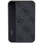 GUESS POWERBANK 15W GUPB5LP4EGKA 5000MAH BLACK/BLACK 4G LEATHER METAL LOGO