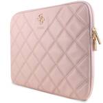 GUESS SLEEVE GUCS14ZPSQSSGP 14" PINK/PINK QUILTED 4G