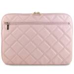 GUESS SLEEVE GUCS14ZPSQSSGP 14" PINK/PINK QUILTED 4G