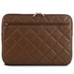 GUESS SLEEVE GUCS14ZPSQSSGW 14" BROWN/BROWN QUILTED 4G